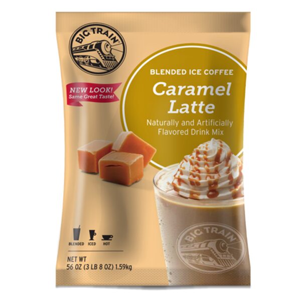 Blended Ice Coffee Caramel Latte