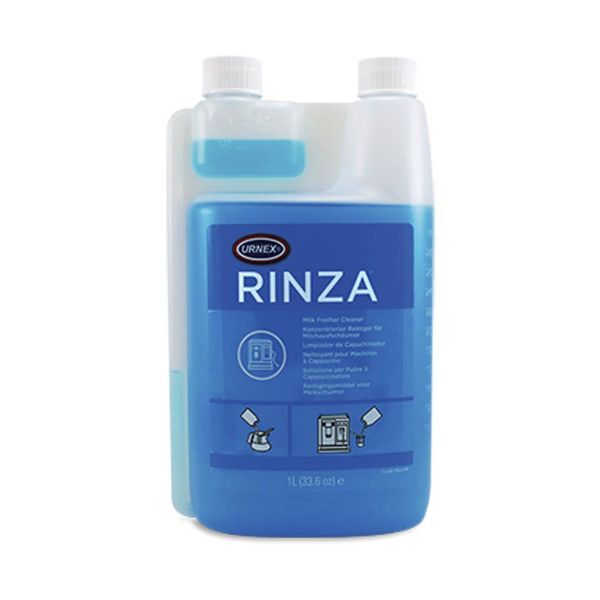 Rinza by Urnex 1 liter can on display